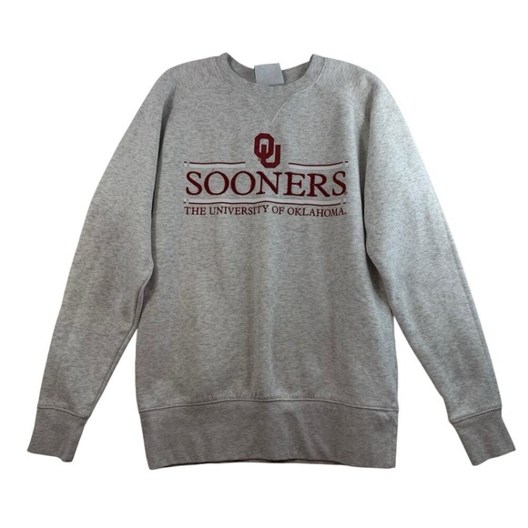 Champion Other - Vtg Champion S Small Sweatshirt OU Sooners Football Y2K 90s VTG Crew Neck Gray